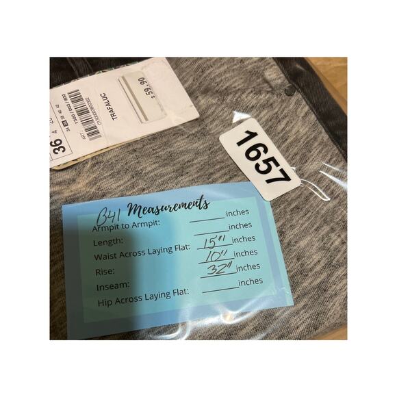 Cotton Grey Front Leg Jeans SZ 4 Zara Trafaluc Premium Wash Baggy Fit - Picture 12 of 12